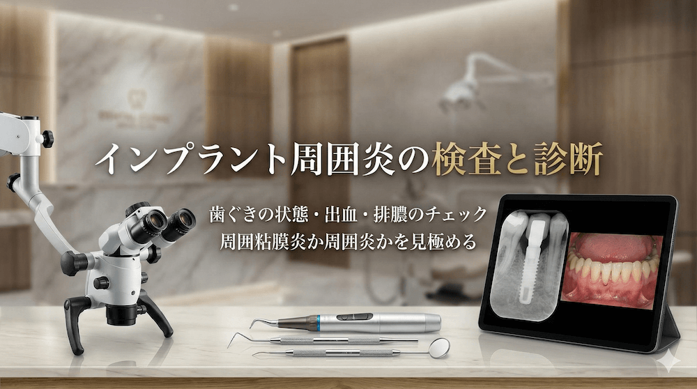 インプラント周囲炎の検査と診断