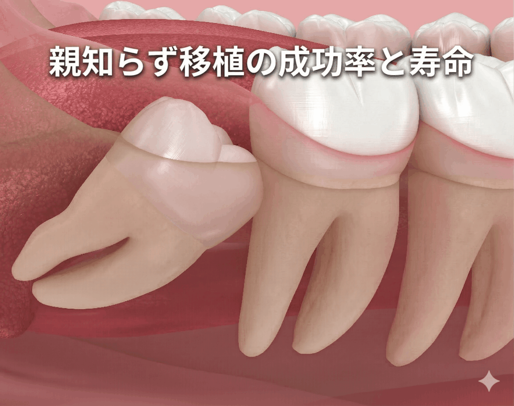 親知らず移植の成功率と寿命