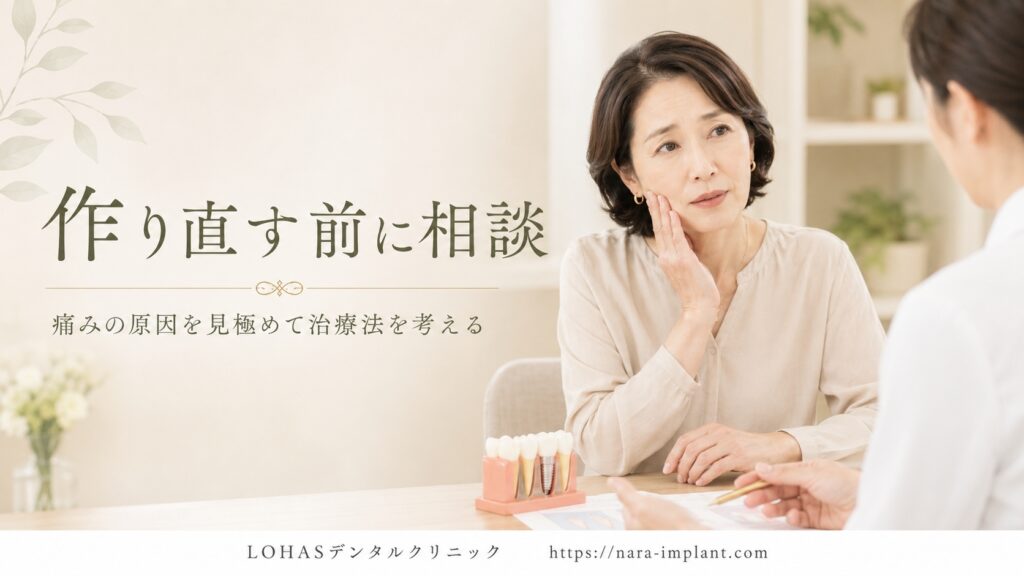 ブリッジを作り直す前に相談